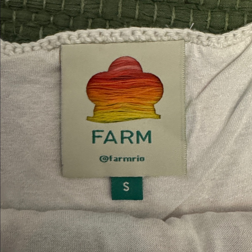 FARM Rio Rainbow Fun Knit Cotton Crop Top - Picture 5 of 6
